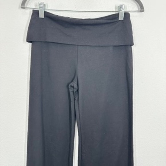 Edikted Black‎ Foldover Waist Wide Leg Pants Size S Y2K NWT - Picture 4 of 10